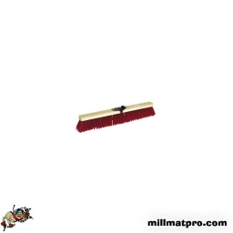 Balai de cantonnier 600x55mm
- nylon rouge 9/10
- hauteur poils 80mm - manche 28mm