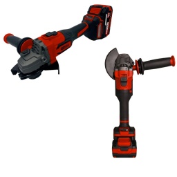 Meuleuse angulaire brushless sur batterie 18V Pour disques Ø125 mm Moteur brushless (sans charbon) puissant et économe en énergie Réglable sur 6 vitesses Système anti-retour (kick-back stop) pour une sécurité accrue Légère, compacte et confortable à utiliser Coque robuste en plastique renforcé de fibre de verre Carter de protection orientable Poignée ergonomique en caoutchouc Poignée latérale amovible pour une meilleure tenue Changement rapide des disques Livrée dans son coffret avec 2 batteries 4 Ah et 1 chargeur simple Batterie commune à toute la gamme d'outillage électroportatif KS Tools 515.47XX, y compris enceinte de chantier 100172F et projecteurs 150.4358F et 150.4470F Indicateur LED du niveau de charge sur les batteries Batteries avec coque en nylon retardateur de flamme Plus d’information Alimentation : 2 x lithium-ion 18V 4Ah Filetage : M14 Puissance en Watt :1200 Watt Nombre de vitesses :6 positions Tension d'alimentation :18 V Vitesse de rotation à vide en T/mn :10000 Tr/min Poids : 1,45 kg