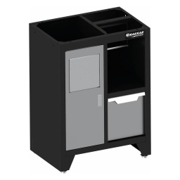 Meuble bas pour poubelle - essuie tout
Charge maxi : 90kg.
Poubelle intégrée à gauche, support pour ouate avec tiroir bas à droite.
Largeur
458mm
Hauteur
987mm
Dimensions Lgxlgxh
680x458x987mm
Poids
39,5KG