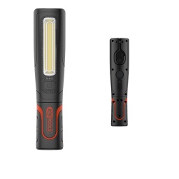 Baladeuse LED COB puissante pouvant se poser sur sa poignée, se suspendre ou s'aimanter
Idéale pour tous types de travaux sans courant ou dans des zones difficiles d'accès
Poignée bi-matière pivotable à 360° et inclinable à 180° (2x90°)
Base et dos équipés d'un aimant puissant
Crochet supérieur déployable et pivotable à 360°
Norme IP65 - protection contre les projections liquides
Norme IK07 - protection contre les chocs
Indicateur LED du niveau de batterie
Charge via prise USB type C
Câble de charge USB - USB C inclus