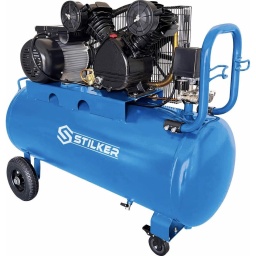 Compresseur à courroie 100L 3CV tête en V Modèle lubrifié Volume d'air aspiré 322 l/min Débit air 322 l/min Rotation 2850 tr/min Volume d'air engendré 175 l/min Diamètre 43cm Alimentation 230V Dimensions 112x43x80cm Poids 75kg Niveau sonore 91dB Pression max 8 bar Capacité cuve 100L Puissance 3CV
- Attention livré sans huile, nous vous conseillons l'huile sod 06731