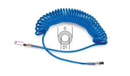 -Constitué d'élastomère avec structure chimique en polyester qui augmente la flexibilité même à basse température
-Raccords F/F tournants à chaque extrémité