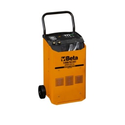 Chargeur / démarreur de batterie 12/24 V, sur roues
Les chargeurs de batterie et les démarreurs professionnels sur roues de BETA possèdent une poignée ergonomique et des roues robustes assurant une puissance élevée portable.
Equipé de sélecteurs de courant de charge lente/rapide, d'un ampèremètre intégré, de protections thermostatiques et de fusibles internes permettant d'avoir une sécurité maximale contre les courts-circuits et les inversions de polarité.
La fiabilité que vous recherchez, la simplicité dont vous rêvez.
Données techniques :
Alimentation (monophasée) : 230 V - 50/60 Hz
Puissance : 1080 W
Tension : 12/24 V
Courant maximal : 45 A
Courant de charge : 30 A
Courant max de suralimentation : 340 Acc
Courant de démarrage : 200 A
Capacité de charge : 375 Ah 15h
Positions de charge : 3 + boost