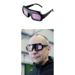 Lunettes de soudage à assombrissement automatique à énergie solaire, conçues pour passer automatiquement de l'état clair à l'état sombre lorsque la source lumineuse est suffisamment forte, afin de protéger les yeux de l'utilisateur, avant de revenir à l'état clair lorsque le soudage s'arrête.
Idéales pour le soudage au gaz, le brasage et le découpage, elles offrent également une protection contre les rayons ultraviolets et infrarouges (DIN16).
Convient pour le soudage au gaz, le brasage et le découpage.
État sombre : DIN 11. Temps de passage de sombre à clair : 0,2 - 0,6 sec. Temps de passage de clair à sombre : 1/10 000 sec. État clair : DIN 3.
Offre également une protection contre les UV et les IR : DIN 16.
Champ de vision : 2 x 50 x 35 mm.
Alimentation : Pile solaire 3 V CR929. Conforme CE