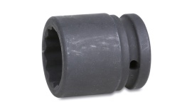 Douille à chocs 12 pans, carré femelle 3/4", série normale, phosphatée