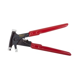 Pince pour masse d'équilibrage adhesives