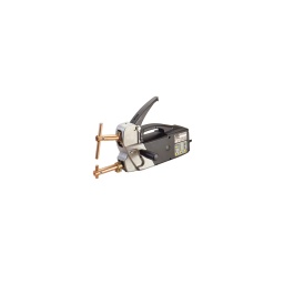Soudeuse par point portable digital modular 400
- tension reseau : 400 volts 1 phase
- puissance absorbee max : 13 kwatts
- puissance nominale (kw 50 %) : 2.3
- fusible du reseau : 16 ampères
- facteur de puissance(cos): 0.9
- courant de pointage :6300 ampères max
- tension secondaire a vide : 2.5 volts
- facteur de marche : 1.5 %
- épaisseur de pontage max de 2 côtés : 2+2 mm - classe d'isolation : b
- dimensions :440x100x185mm - poids : 10 kg
reglage automatique du temps et du courant de pointage en fonction de l'epaisseur de matériel a pointer que vous avez choisi.
possibilte d'ajuster le temps de pointage par rapport a la valeur de fabrication (standard).
choix entre le fonctionnement en continu et le fonctionnement par pulsations (adapte pour les toles a cdiafficient d'elasticite eLevé : high stress)
transformateur protege contre les surchauffes
force réglable sur les bras de 40 kg a 120 kg (avec bras de l = 120 mm
Poignée en matière isolante thermique