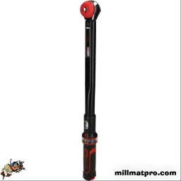 Réglage rapide et précis en tournant la poignée
Carré d'entraînement avec bille de maintien selon DIN 3120 / ISO 1174-1
Précision garantie jusqu'à 5 000 déclenchements
Numéro de série individuel
Pour le serrage contrôlé à droite et à gauche
Le changement de sens se fait par l'inversion du carré d'entraînement
Déclenchement sensitif et sonore lorsque le couple de serrage est atteint
Cliquet robuste 30 dents
Tolérance de déclenchement : ±3 % de la valeur réglée
Double graduation en Nm et lbf ft pour un réglage précis
Vernier pour un ajustement en finesse et précision
Fenêtre de lecture avec fonction loupe
Verrouillage sûr à la poignée
Poignée ergonomique bi-matière
Livrée avec un certificat de calibrage selon norme DIN EN ISO 6789 : 2017