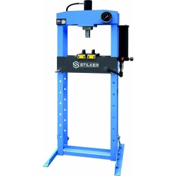 Presse d'atelier manuelle 20T bâti soudé
Bâti soudé.
Hauteur de la table réglable.
2 vés de dressage.
Vérin mobile coulissant latéralement.
Hauteur 1660mm
Course du vérin 185mm
Force de travail 20T
Type pompe manuelle
Option protections et broches
Hauteur hors tout 1660mm
Capacité maxi 20T
Type de vérin mobile
Type de bâti soudé
Largeur table 480mm
Poids article 121KG
A 700mm
B 540mm
C 1520mm
D 1660mm
E 480mm
F 120mm
F1 MINIMUM 78mm
F2 MAXIMUM 890mm