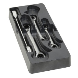 Module 4 clés cliquet 4 en 1
- 8x10-12x13mm
- 9x11-14x15mm
- 16x17-18x19mm
- 20x21-22x24mm