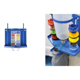 Conçu spécifiquement pour fournir un moyen propre, ordonné et pratique de ranger le kit d'entonnoir Laser 7980 après utilisation.
Le poste de vidange Laser 9113 garantit que les composants du kit 7980 drainent tout excès d'huile afin qu'elle s'écoule dans un bidon d'huile de 1
L approprié, pour une élimination périodique en toute sécurité.
Le poste de vidange peut être fixé à une boîte à outils en acier à l'aide des aimants montés ou il peut être fixé à des surfaces non métalliques à l'aide des 3 trous de vis pré-percés.
À utiliser avec le kit d'entonnoir d'huile Laser, référence n° 7980.
La conception garantit que l'excès d'huile des composants du kit d'entonnoir s'écoule de manière contrôlée dans un bidon d'huile en plastique vide.
À utiliser avec un bidon d'huile standard de 1 L (non fourni).
Monter verticalement sur une surface verticale plane à l'aide des aimants ou des trous de vis fournis.
Fabriqué au Royaume-Uni. Dessin ou modèle enregistré au Royaume-Uni.