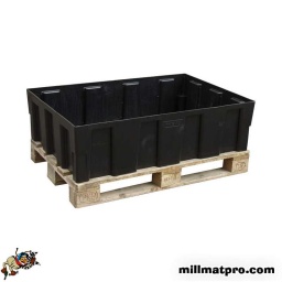 Bacs en polyethylène recyClé avec une bonne résistance chimique a de nombreux acides et bases
volumm de rétention :
- sans caillebotis 250l
- avec caillebotis 224l
- dimm (lxlxh) : 121x81x33 cm
- poids : 16 kg
le bac peut etre pose directement au sol ou sur une palette euro.