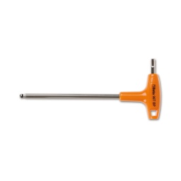 Clé mâle 6 pans tête sphérique à poignée en t haute performance 6mm - long 220mm - qualité premium beta depuis 1939