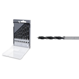 Coffret de 8 forêts hélicoïdaux pour le bois à queue cylindrique, séries courtes, avec 2 tranchants et guide de perçage central
-3 - 4 - 5 - 6 - 7 - 8 - 9 - 10mm