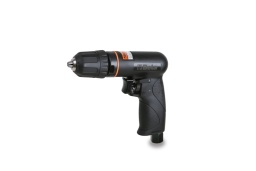 -Extrêmement compacte, idéale pour opérer dans les espaces réduits
-Mandrin de précision auto-serrant
-Inverseur de rotation à levier
-Échappement de l'air par la poignée
-Silencieuse