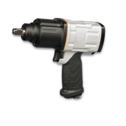 Clé à chocs réversible SANS HUILE avec corps en alliage d'aluminium
La super clé à chocs sans lubrification
Longévité 4 fois plus grande
Super puissante 1750 Nm
Contrairement aux clés à chocs conventionnelles, la clé à chocs "OIL LESS" ne nécessite pas l'ajout d'huile de lubrification, ce qui permet de réduire l'entretien périodique et d'éviter les défaillances dues à l'absence de lubrification ou à une lubrification incorrecte.
Caractéristiques :
Dispositif d'impulsion à double marteau
Équilibré et puissant, avec une durée de vie inégalée
Levier réversible
Trois positions de vissage réglables en puissance
Evacuation de l'air par la poignée
Poignée sans vibrations
Vitesse à vide 8000 tours/mn
Couple maximum 1750 Nm
Capacité vis/écrou Cl 8.8 M24-36 mm
Capacité vis/écrou Cl 12.9 M20-30 mm
Entrée d'air 1/4" GAS
Pression d'utilisation 6.2 bar
intérieur du tuyau 10 mm
Consommation d'air moyenne 198 l/min
Poids 2.5 kg