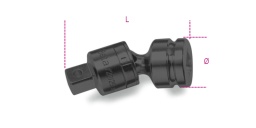 Cardan carrés mâle et femelle 3/8"