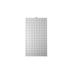 Modulables à souhait, les panneaux EG0357 sont conçus pour s'assembler entre eux.
Perforation, carré 10x10, écartement 38mm