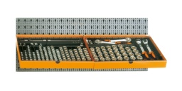 Composition de 163 outils, avec crochets sans panneau