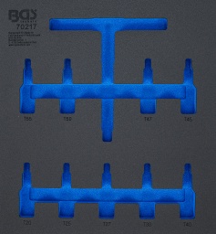 barquette en mousse dure robuste de haute qualitéPour toutes les servantes d’atelier BGSConvient pour art. 70217