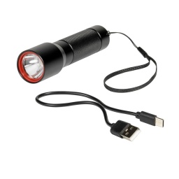 Lampe de poche LED rechargeable
Lampe LED 5 W
2 modes de puissance
Corps en aluminium
Câble de charge USB - USB C inclus
Plus d’information
Alimentation : lithium-ion 3.7V / 1200 mAh
Autonomie : 4-5h (100%) / 7-8h (50%)
Code EAN : 3663389000718
Dimensions : 125x32x32 mm
Flux lumineux (lumen) : 180 Lumens / 120 Lumens
Longueur du câble d'alimentation : 280 m
Matière : Aluminium
Puissance en Watt : 5 W
Norme : IP45
Temps de charge : 6-8 heures
Poids : 100 g