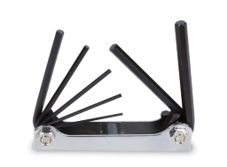 Jeu de 7 clés mâles 6 pans coudées (art. 96N)
1,5-2-2,5-3-4-5-6 mm