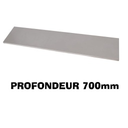 Plateau inox SRM profondeur 700mm longueur 1725mm
- 40x1725x700mm