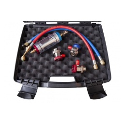 Kit detection / filtration impuretes systeme climatisation r134
Ce kit permet de contrôler visuellement l’état du circuit de climatisation.