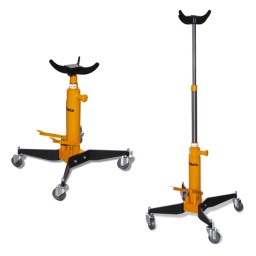 Vérin hydraulique de fosse à deux étages
Conçu pour offrir des performances élevées grâce à sa conception robuste et compacte, le cric hydraulique abaissé facilite les travaux de garage.
Sa hauteur réduite, sa capacité de charge respective de 1500 kg en première position et de 600 kg en deuxième position, ainsi que son excellente stabilité, font de ce cric de fosse le choix idéal pour les interventions sur les SUV et les véhicules hauts.
Caractéristiques :
- Montée du piston à double vitesse
- Double béquille chromée
- Limiteur de charge
- Vitesse de descente contrôlée
- Roues pivotantes
- Bouton de déverrouillage
Caractéristiques :
- Capacité maximale du premier étage : 1 500 kg
- Capacité maximale du deuxième étage : 600 kg
- Hauteur maximale du premier étage : 1 435 mm
- Hauteur maximale du deuxième étage : 1 935 mm
- Hauteur minimale : 925 mm
- Diamètre du support du premier étage : 50 mm
- Diamètre du support du deuxième étage : 35 mm
- Dimensions des roues : Ø 100 x 28 mm